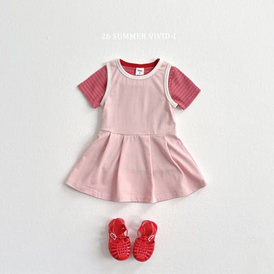 vivid33｜(78cm-125cm) 2款甜美網球無袖連身裙10