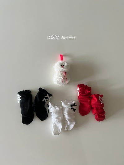 SO.U05｜(6m-4y) 迷你緞帶無根襪1