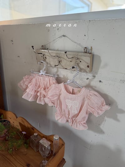 Marron21｜(1y-6y) 愛麗絲蝴蝶襯衫7