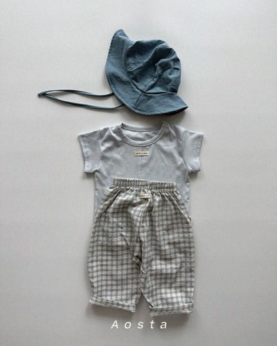 AOSTA35｜(6m-5y) 3款素色小標上衣24