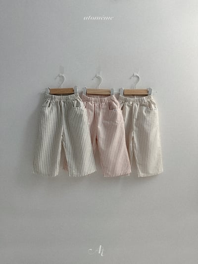 Atomeme01｜(70-110) 線條直筒長褲1