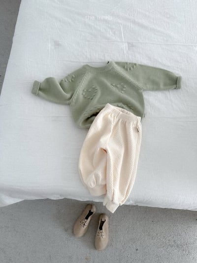 MiniRobe31｜(70-110) 壓紋束口褲12