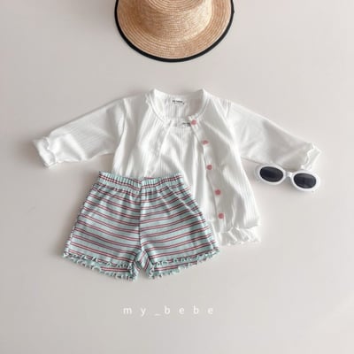 my_bebe22｜(80-120cm) 條紋捲邊套裝7