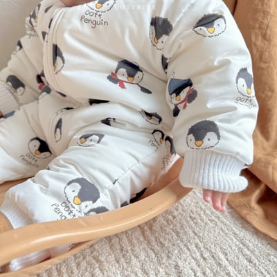 Oottbebe61｜(0m-12m) 雪人防寒連身裝5