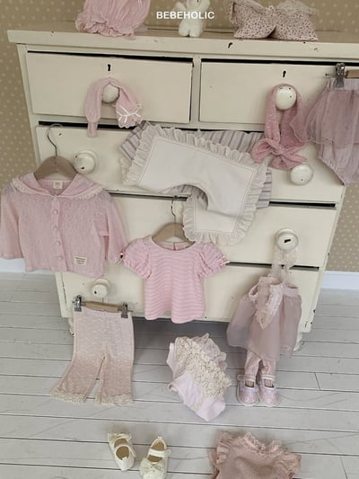 Bebe holic05｜(3m-18m) 小花蕾絲邊褲8