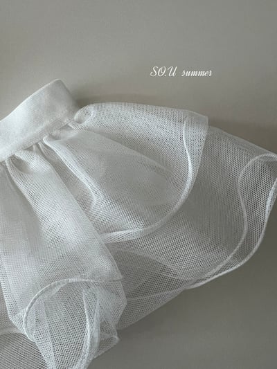SO.U04｜(6m-4y)  蝴蝶結薄紗層次圍裙12