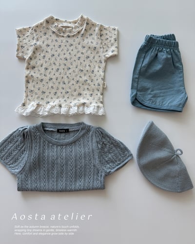 AOSTA32｜(1y-5y) 3款針織鏤空紋上衣11