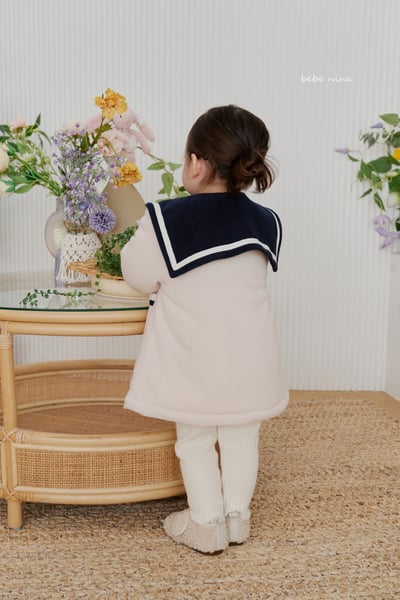 bebe nine30 (65cm-115cm) 1色海軍排釦大衣外套4