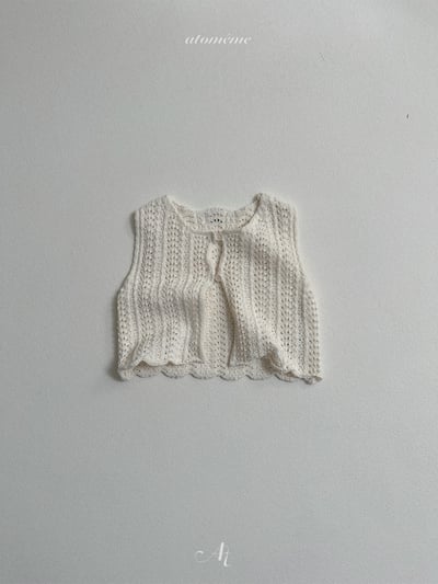 Atomeme41｜(70-110) 針織排扣背心5