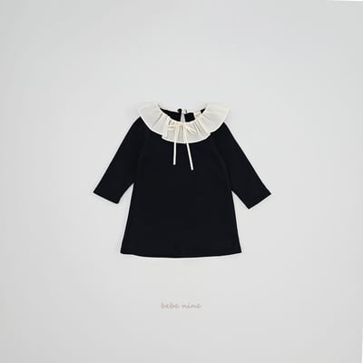 bebe nine33 (65cm-115cm) 3色荷葉摺邊洋裝14