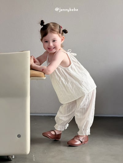 JE733｜(80-110cm) 細肩抽繩壓紋套裝11