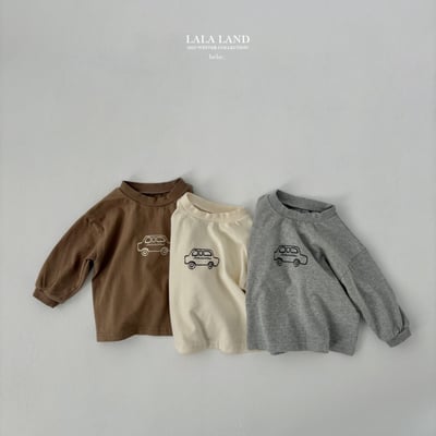 lala land28｜(60cm-83cm) 3色小汽車印花上衣1