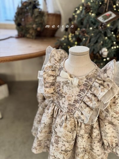 Marron 72｜(free) 雙層蝴蝶紗別針6