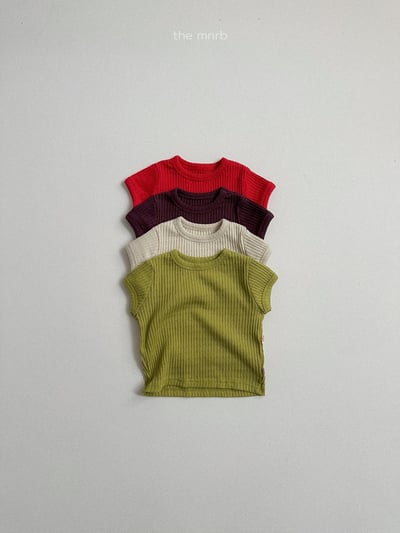 MiniRobe25｜(70-110) 羅紋短袖上衣10