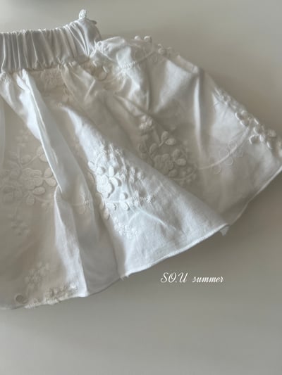 SO.U16｜(6m-4y) 刺繡包屁短裙5