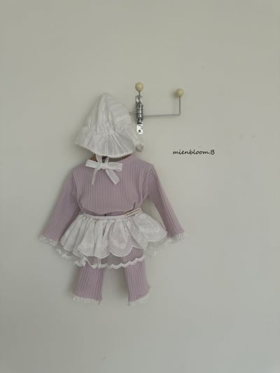 Bloom.b29｜(0m-7y) 羅紋蕾絲邊上衣13