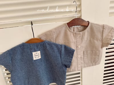 Valubebe 28｜(65-90cm) 鈕釦圓領襯衫6