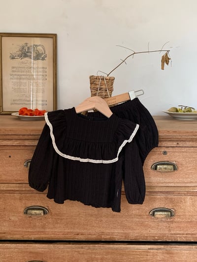 JE621｜(73cm-100cm) 麻花荷葉領套裝21