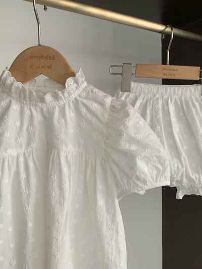 JE40｜(80-120cm) 刺繡小花套裝24