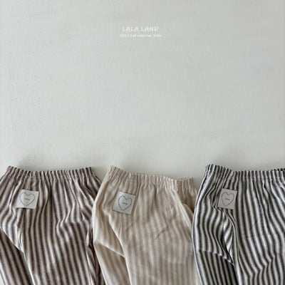 lala land16｜(60cm-83cm) 線條愛心標長褲2