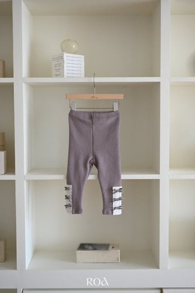 ROA21｜(80cm-120cm) 2色蝴蝶結內搭棉褲2