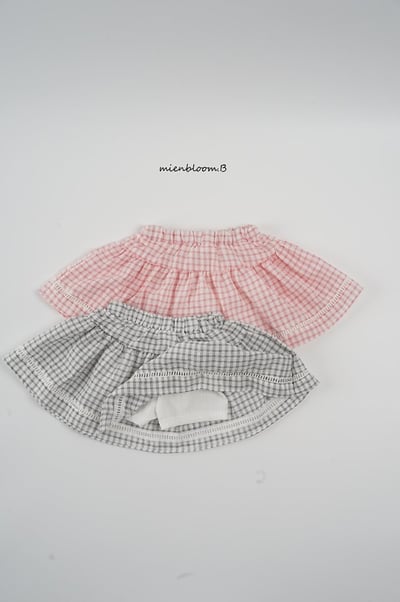 Bloom.b37｜(55cm-118cm) 格紋褲裙9