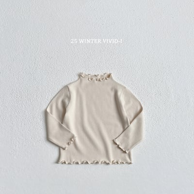 vivid74｜(78cm-125cm) 棉質捲邊上衣4
