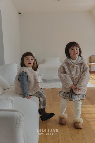 lala land53｜(75cm-120cm) 2色牛角扣刷毛連帽外套13