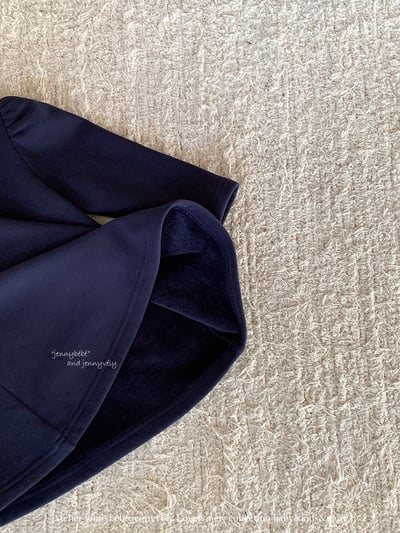 JE 640｜(80-110cm)  圓翻領素洋裝5