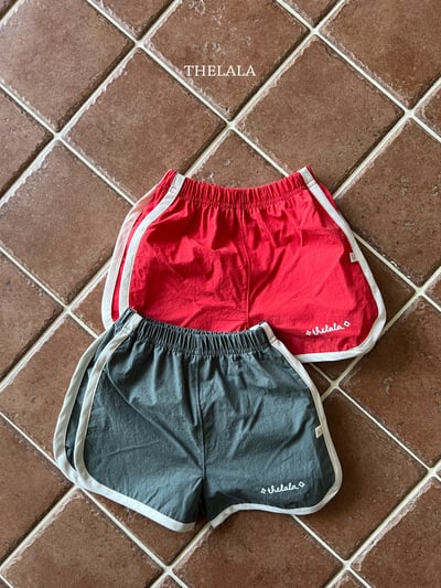 thelala20｜ (70-115) 滾邊logo短褲5