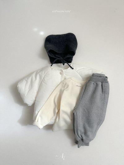 AT01｜(free) 針織綁帶小帽4