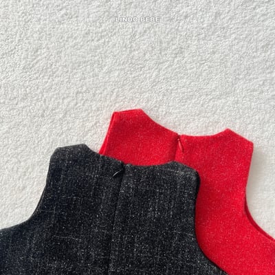 Lindo23｜(3m-18m) 小香風荷葉洋裝+天使斗篷14