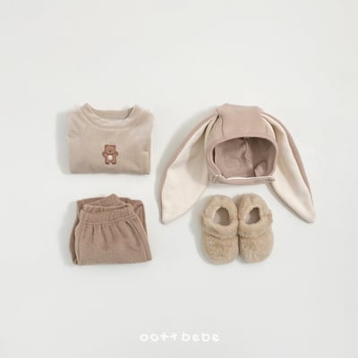 Oottbebe08｜(1y-7y) 絲絨小熊上衣13