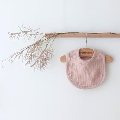 LEMONADE26｜(55cm-85cm) 2色撞色拼接包屁衣含帽子圍兜23