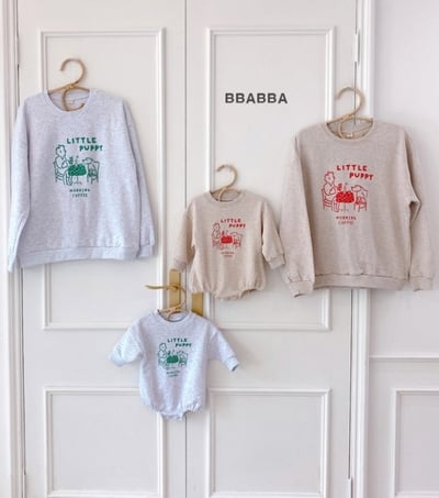 BBABBA06｜(60cm-83cm-mom) 2色韓系印花包屁衣/休閒上衣10