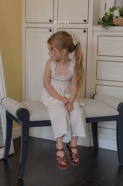 M-KIDS20｜(65-115cm) 荷葉抓皺滾邊套裝16