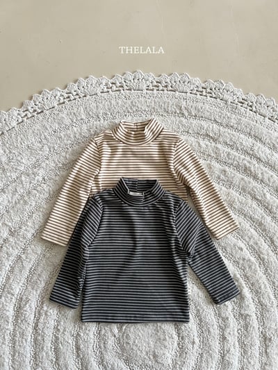 thelala50｜ (1y-6y) 條紋中領上衣5