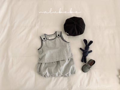 Valubebe 37｜(65-90cm) 鈕釦邊線背心12