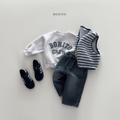 Bonito07｜(75cm-125cm) logo英字休閒上衣10