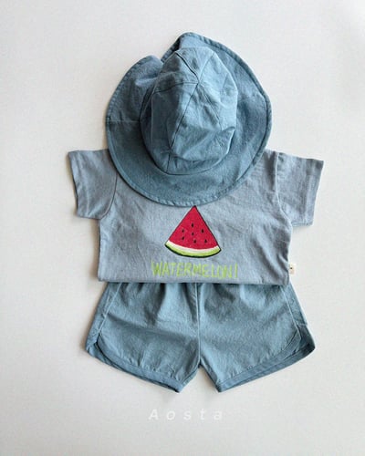 AOSTA14｜(6m-5y) 2款清涼西瓜印圖上衣9