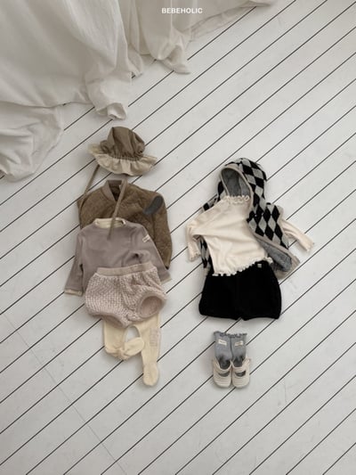 Bebe holic51｜(3m-18m) 素面針織短褲9