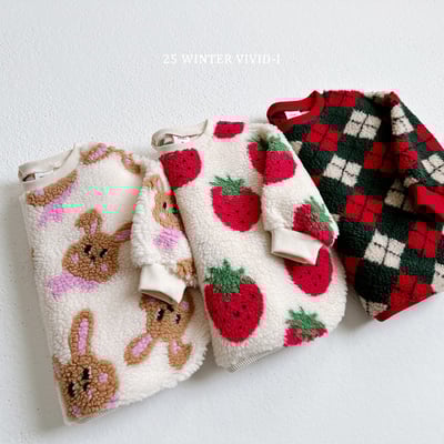 vivid59｜(78cm-125cm) 毛毛印花上衣2