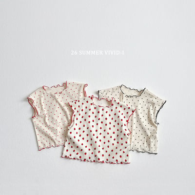 vivid38｜(78cm-125cm) 3款夏日木耳邊線上衣1