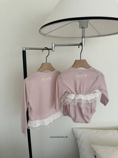 Bloom.b39｜(0m-7y) 蕾絲裙擺上衣11