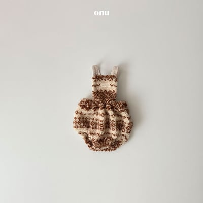onu 01｜(6m-12m) 雪花刷毛吊帶包屁褲4