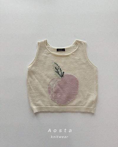 AOSTA34｜(6m-5y) 2款針織水果背心5