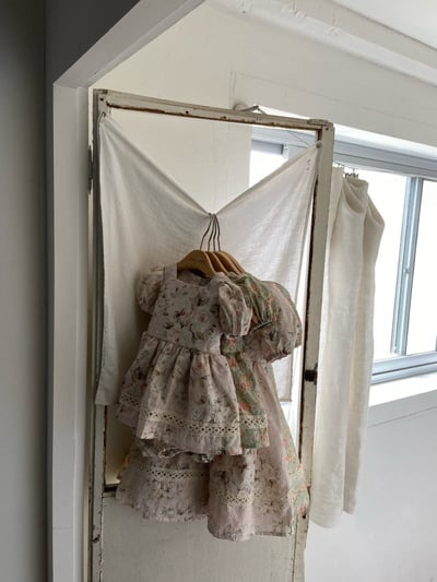 Anne Shirley30｜(1y-5y) 3色古典玫瑰花卉洋裝11