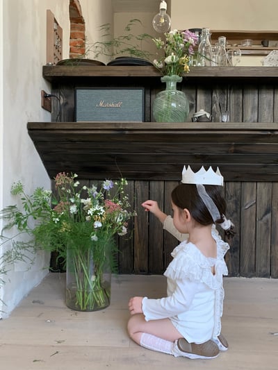 jenny bébé｜(66-90cm) 蕾絲花邊包屁衣5