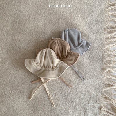 Bebe holic02｜(free) 壓紋漁夫綁帶帽1