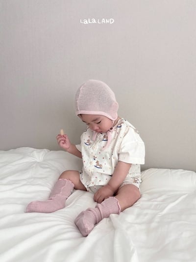 lala land20｜(3m-18m) 2色滿版小木馬背心10